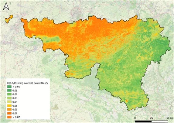 Cartographie de la Wallonie